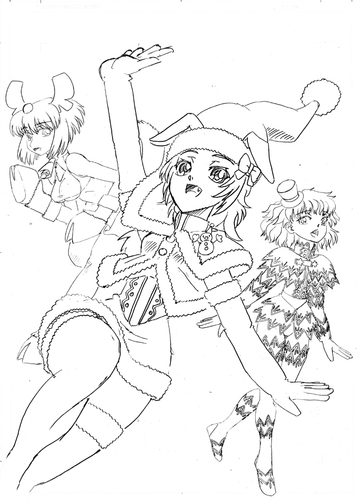 2014年クリスマス(線画).jpg